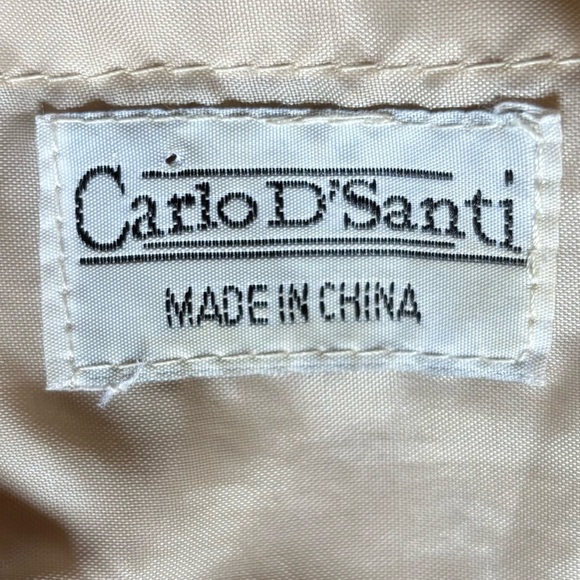 Carlo D’Santi Tan Soft Woven Backpack Bag with Matching Change Purse main image 4